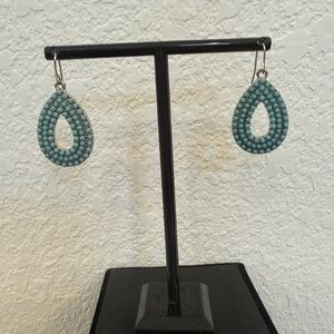 Elegant Teardrop Turquoise Earrings